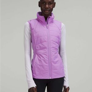 NWT Lululemon Another mile Vest size 8 purple blossom light color